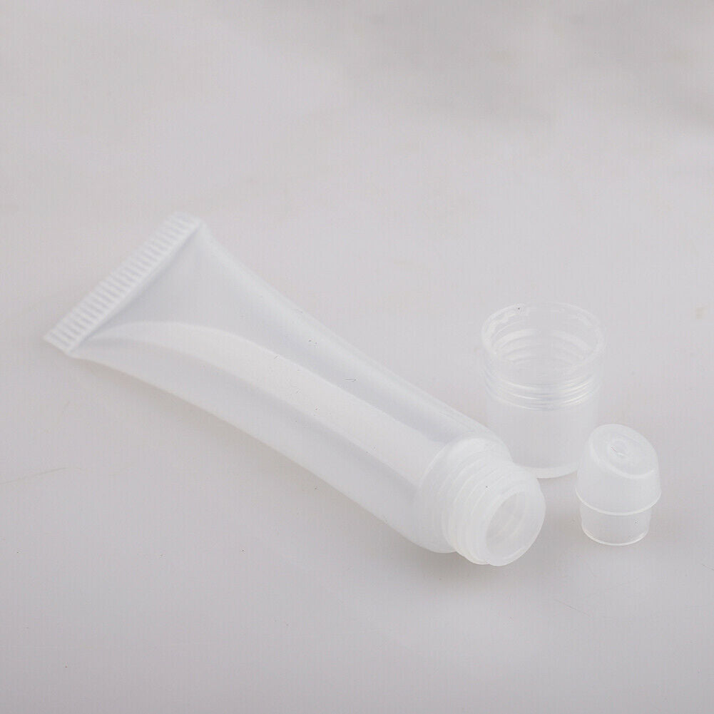 The 20pcs 8ml Empty Lipstick Tube Lip Balm Soft Tube Clear Lip Gloss Container