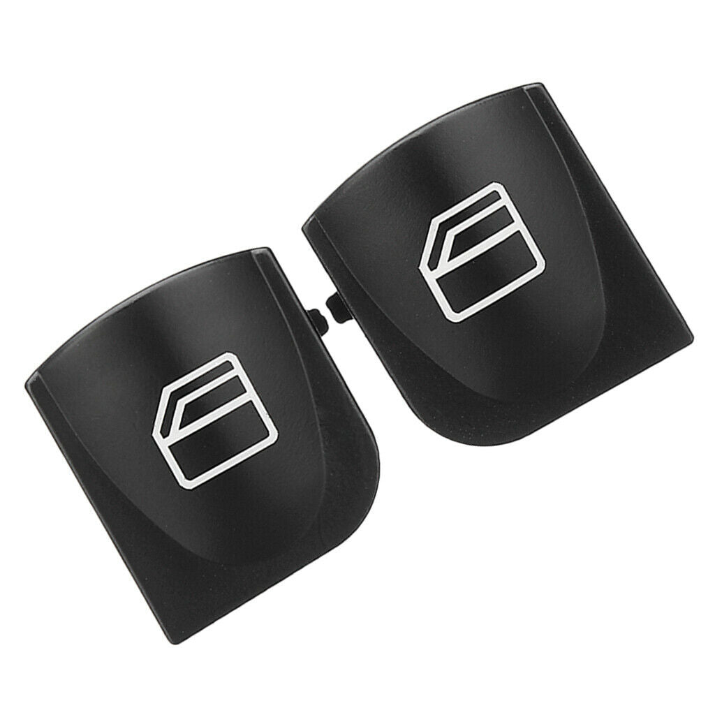 2pcs Power Window Switch Console Cover Caps for Mercedes W203 C-CLASS C320
