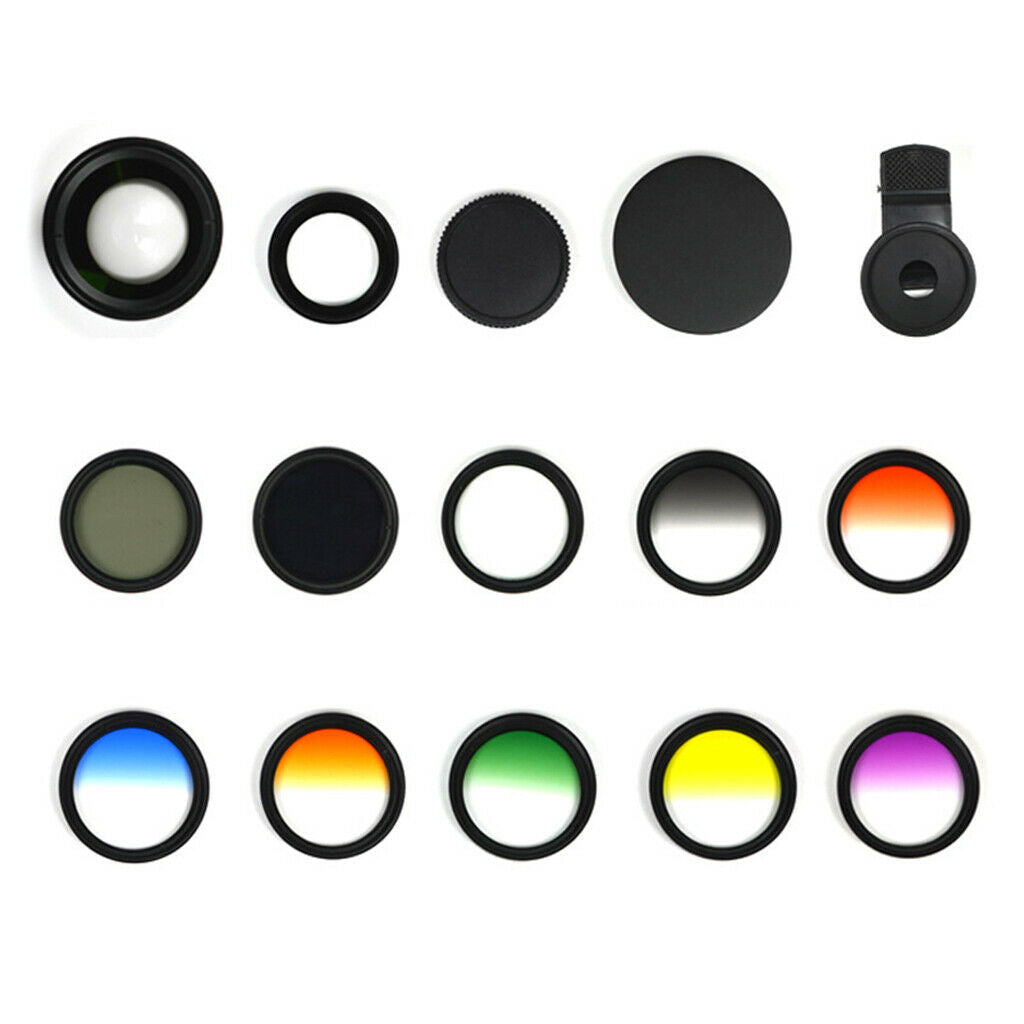12 in 1 37mm filter phone camera lens CPL filter ND8 STAR