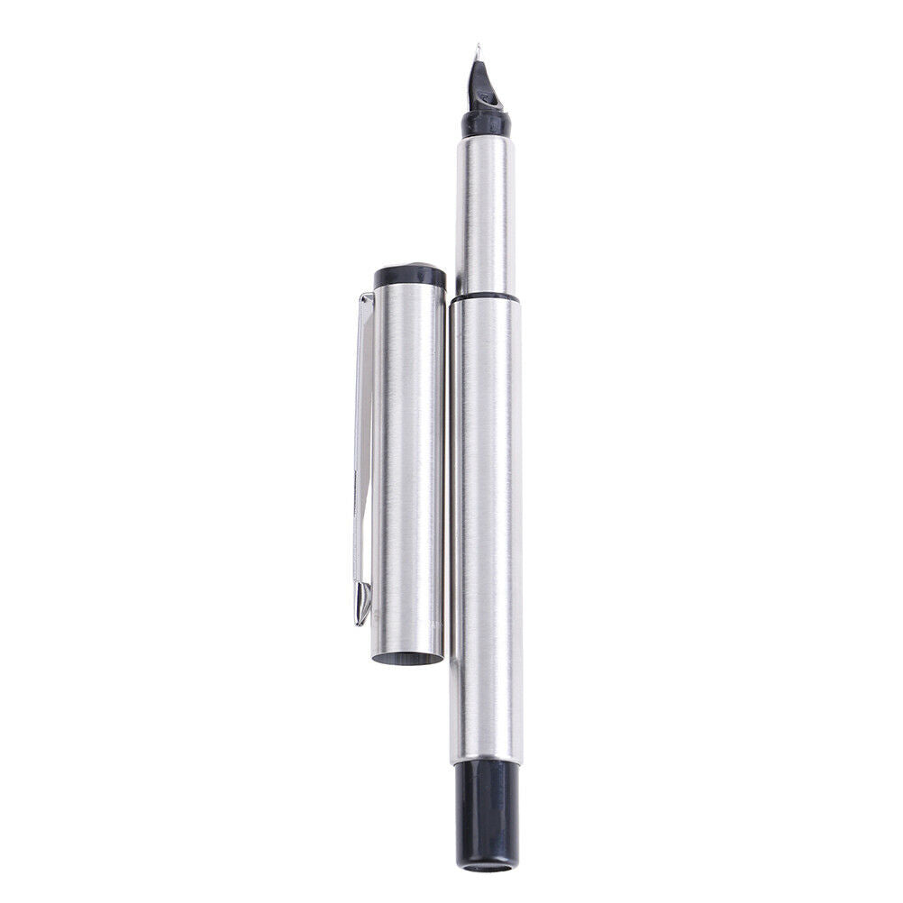 1Pc fashion classic business metal fountain pen 0.5mm office school stud.l8