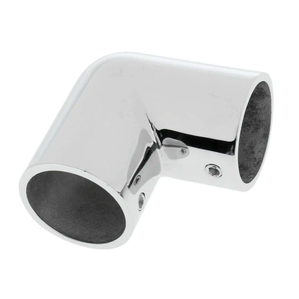 316 Stainless Steel Boat Hand Rail Fittings 90 Degree Elbow Hardware 22mm