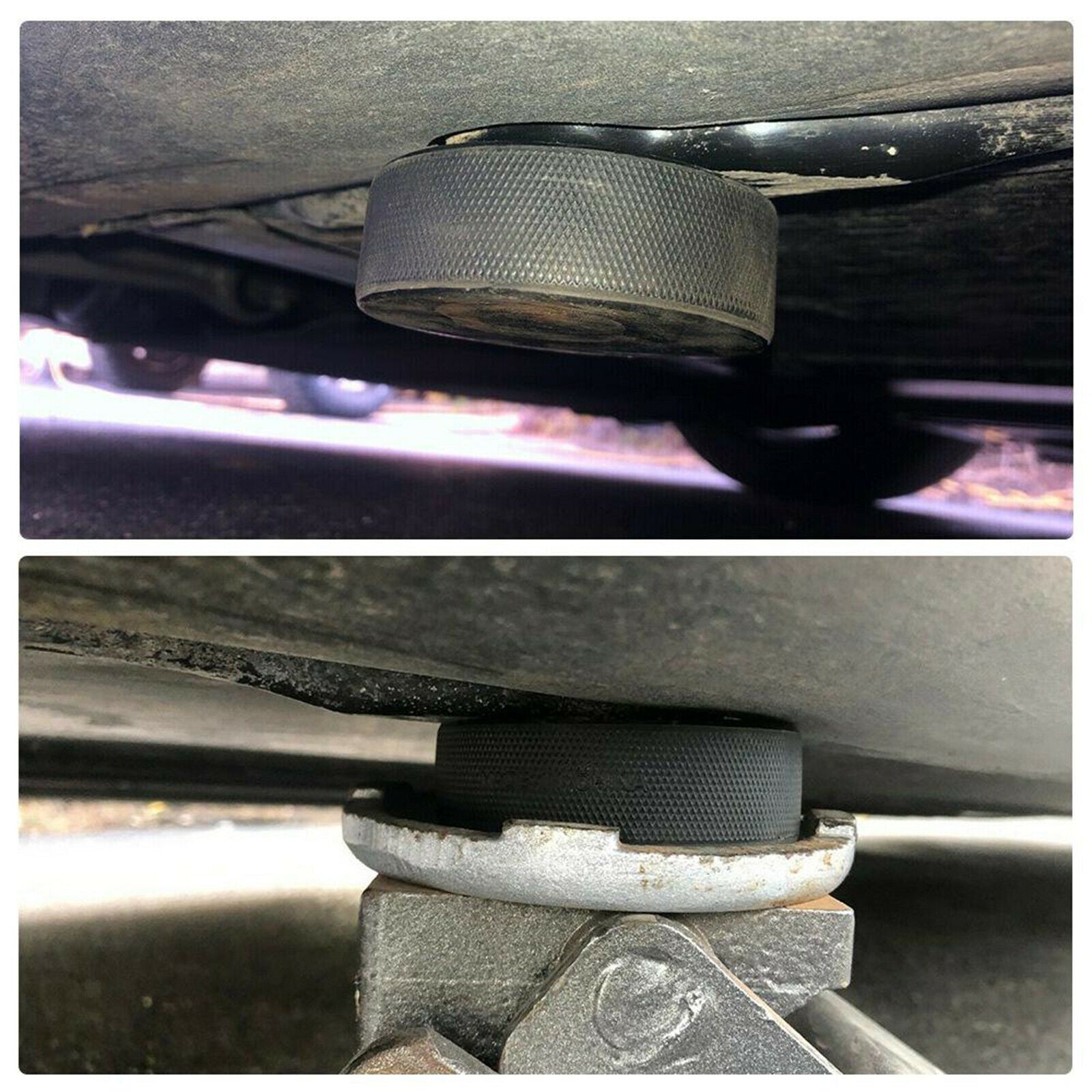 4Pcs Car   Lift Point Pad Adapter Tool for Tesla S/X/3 Rubber Durable