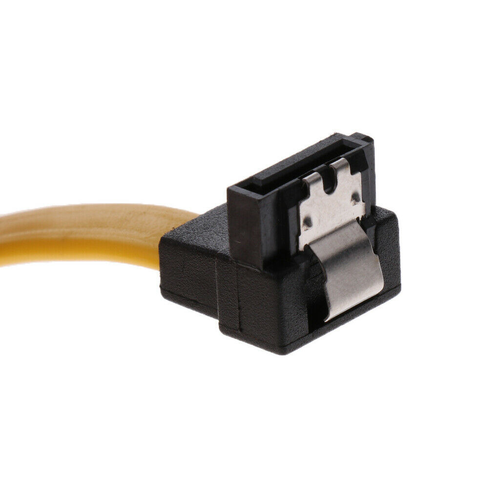 1 Pcs SATA2.0 Serial ATA Data Cable w/ Latch 3.0Gbps 90 Degree Right Angle