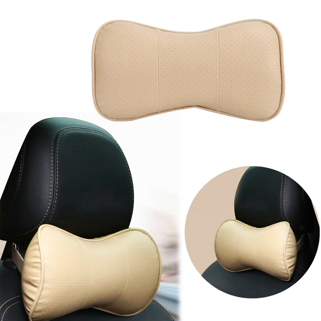 Car Seat Pillow Neck Rest Headrest Cushion Pad Fatigue Pain Ease Washable