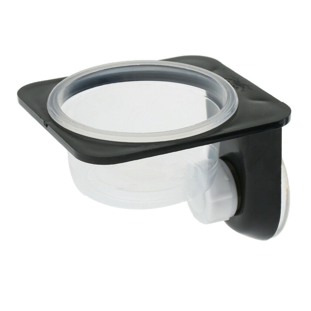 3 Pieces Dual Single Reptile Feeding Bowl with Suction Cup for Worm Spider