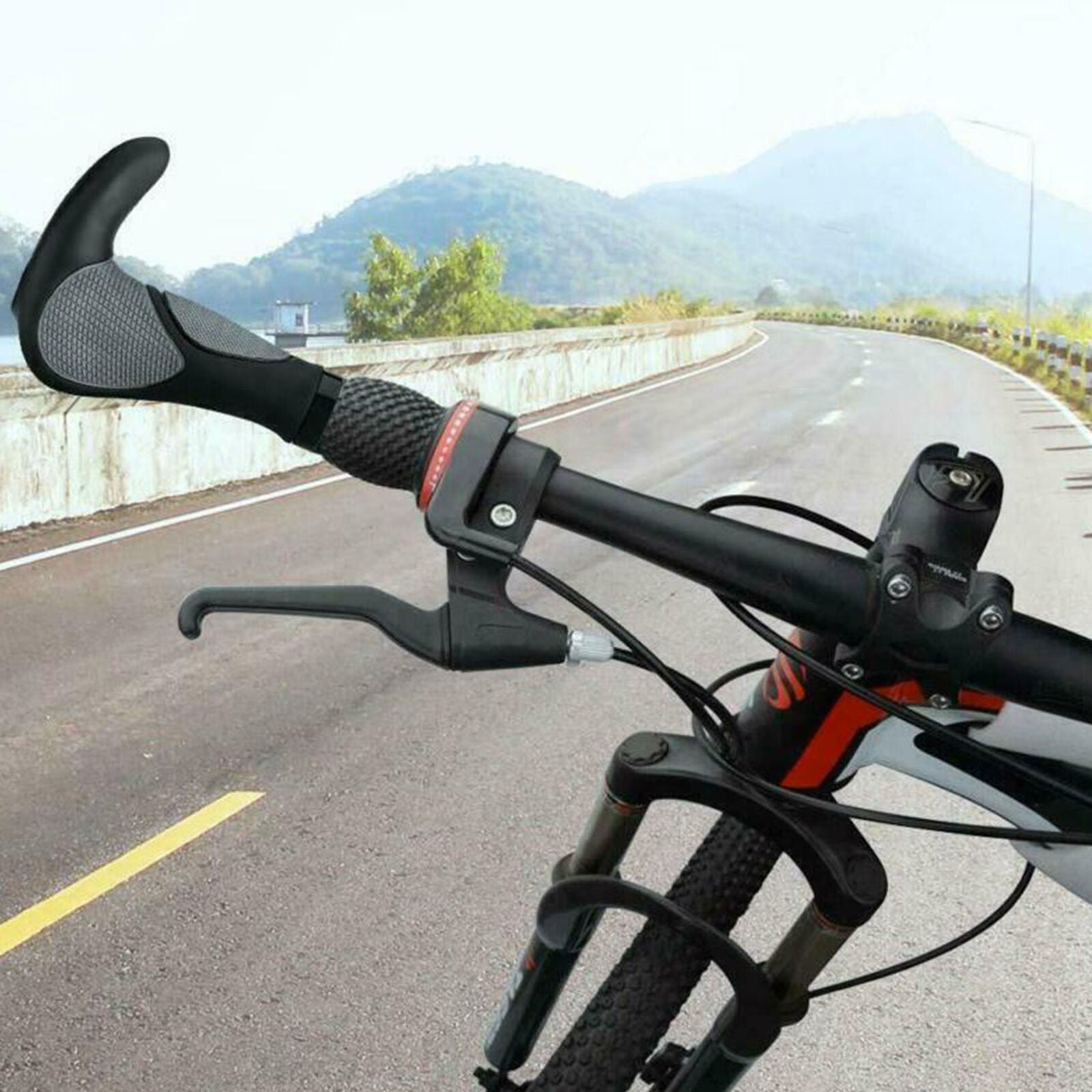 Simpeak bicycle handlebar grips screw-in grip ergonomic Ergogrips Ergo Bar Grips