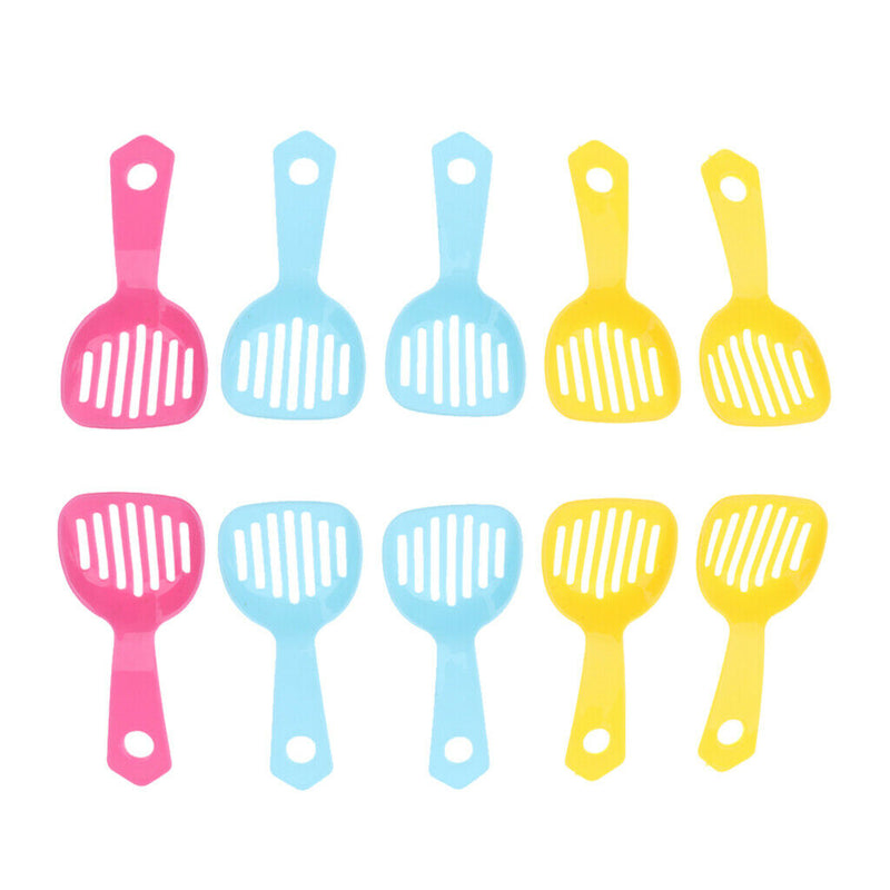 10x Classical Plastic Pet Mat Litter Scoop Hamster Poop Scooper for Hamster