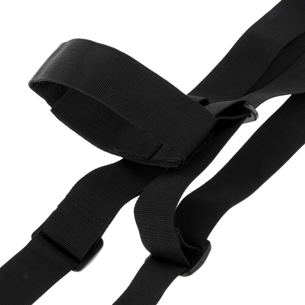 2pcs Hand Free Adjustable Ski Backpack Shoulder Belt Carrier Webbing Handle