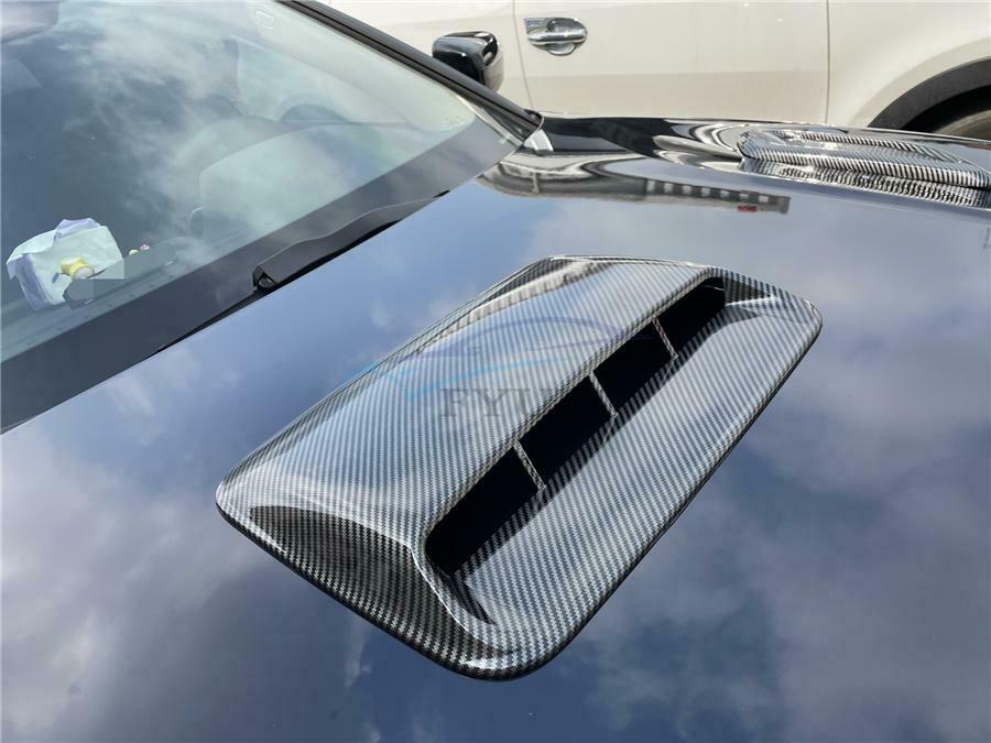 3 × ABS Plastic Universal Car Air Flow Intake Hood Vent Bonnet Protector Covers