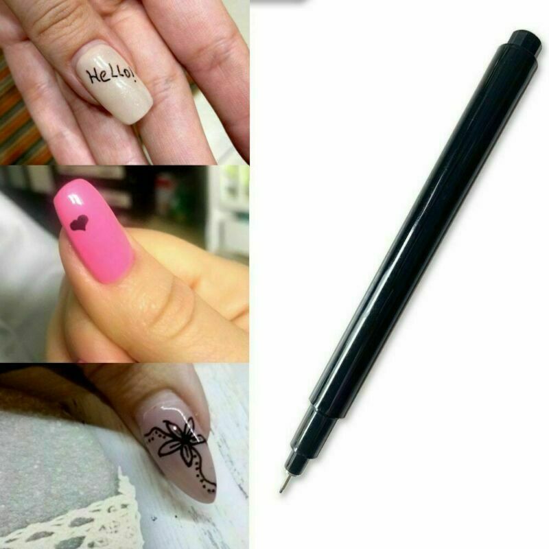 1PC Nail Art Graffiti Pen Waterproof Painting Drawing Liner Brush DIY Flower