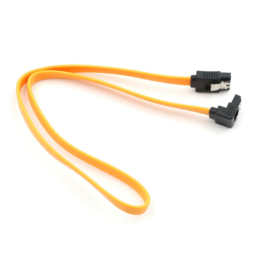 45CM SATA 3.0 III SATA3 6Gb /s SSD Hard Drive Data Direct/Right Angle Cable E DD