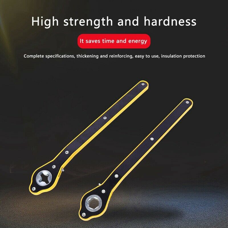 Automobile Tire Ratchet Wrench Tire Jack Removal Wrench Cross Jack Labor SavE5G3