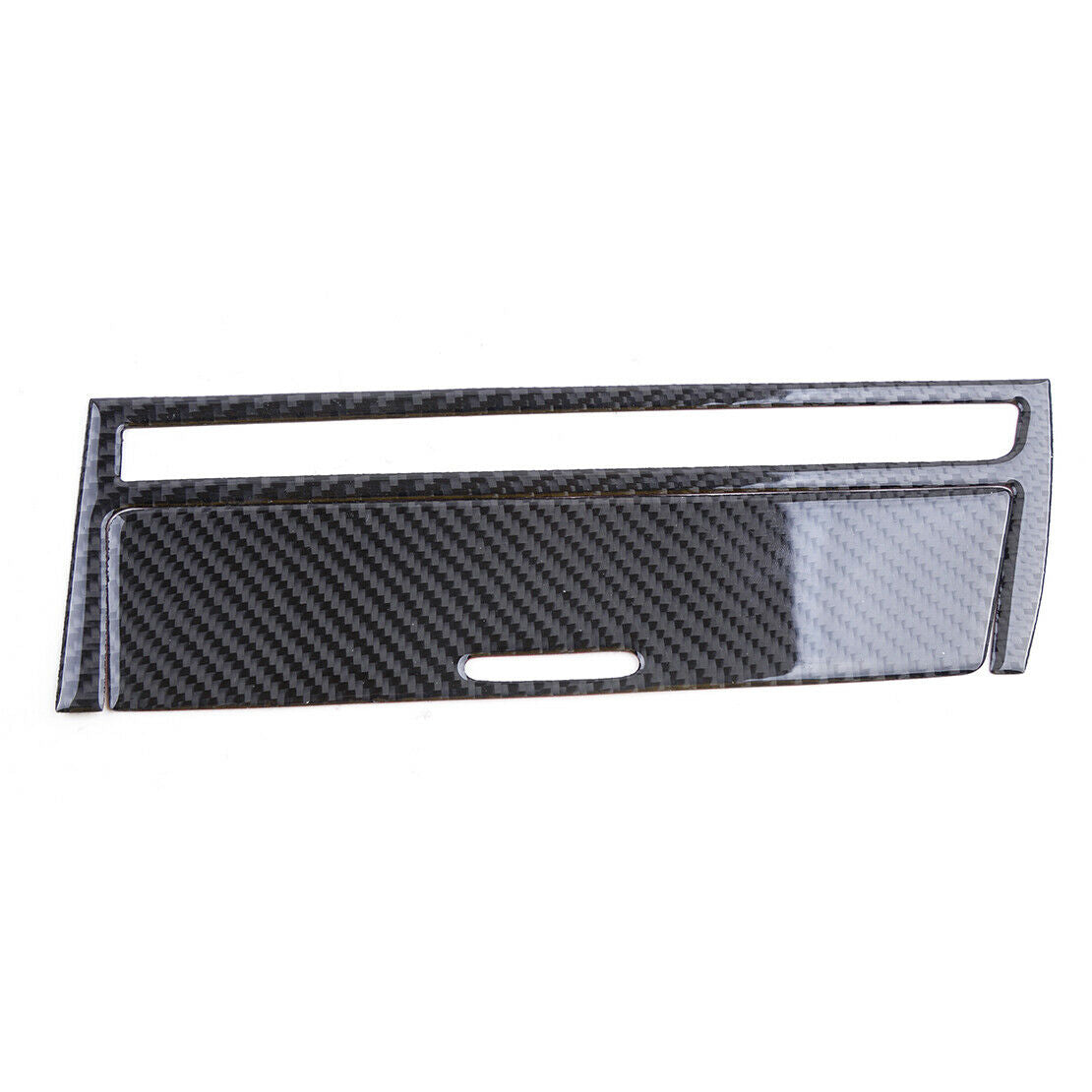 2pcs/kit Carbon Fiber Console Ashtray Storage Trim Cover fit for BMW 3 E46 98-06