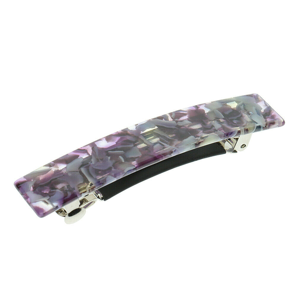 2x Chic Acetate Leopard Large Hair Clip Pin Spring Barrette Hair Accessories
