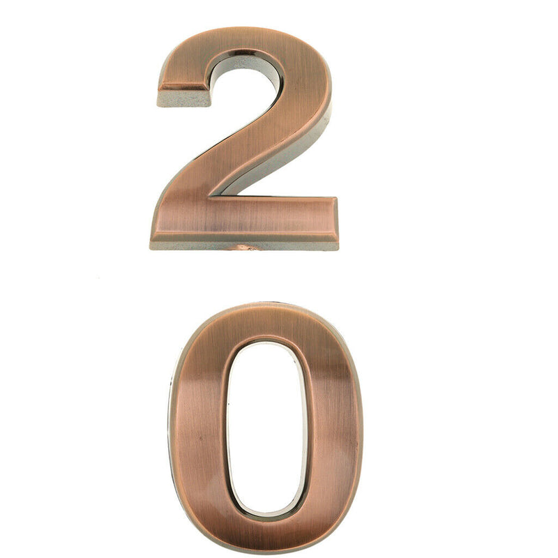 2Pcs Wall Plaque Sign Number 20 for 20-year-old
