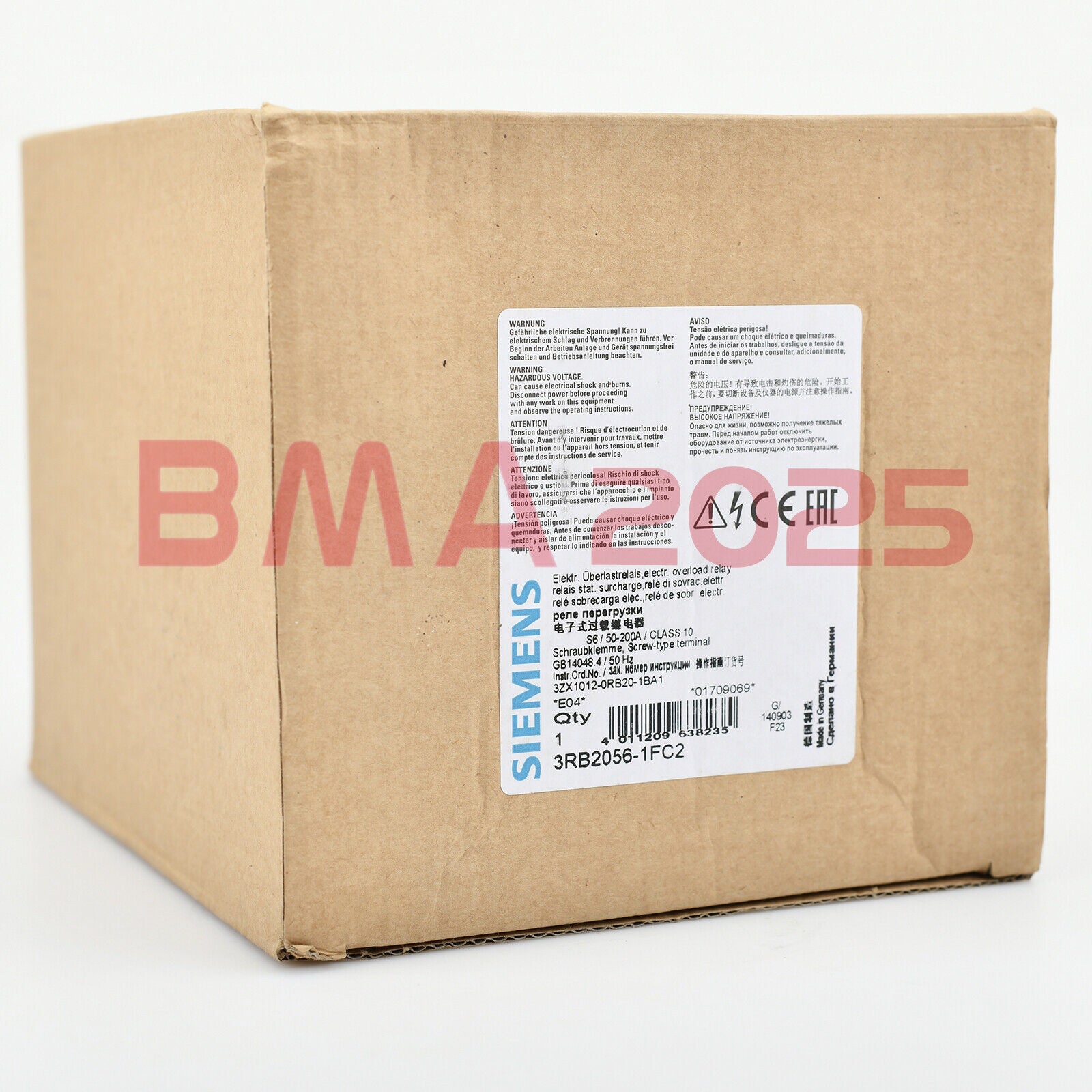 New in box Overload Relay 3RB2056-1FC2 1year warranty DHL Free Ship SM9T