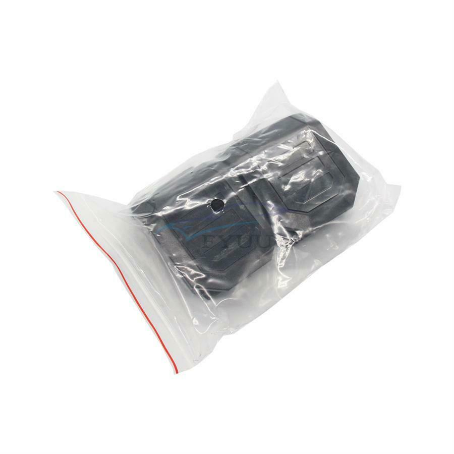 2× ABS & PVC Black Windshield Window Clamp For Cage Diameters 1.5"-2" Round Tube