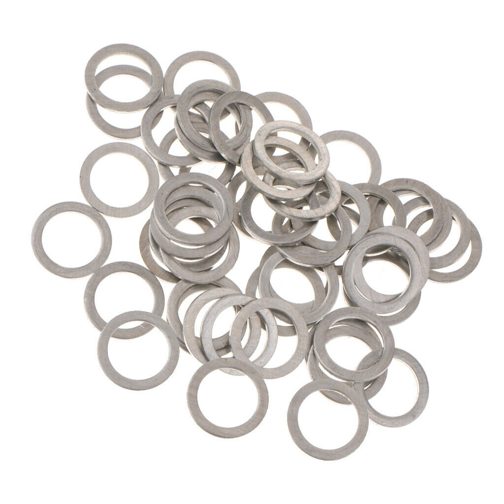 50Pcs 14mm Oil Drain Plug Crush Washer Gaskets For for Mazda 9956-41-400