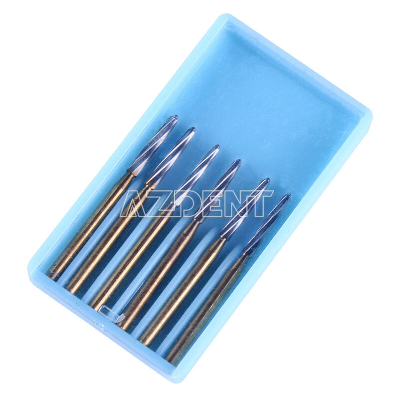 10X Dental Endodontic FG Burs Endo-Z 25mm Tungsten Steel Carbide 6Pcs/Pack