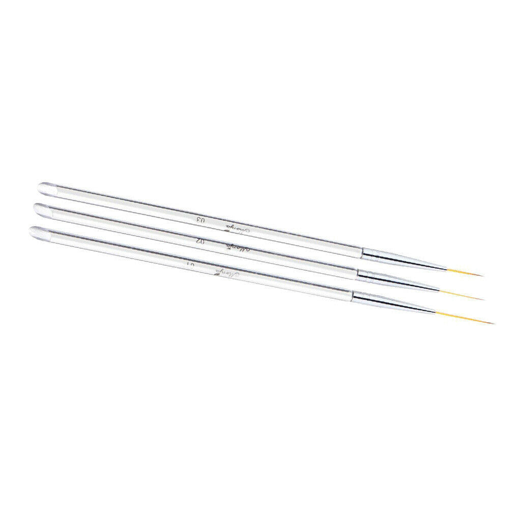 3pcs Art Designing Painting Dotting Detailing Pen Brush Kit