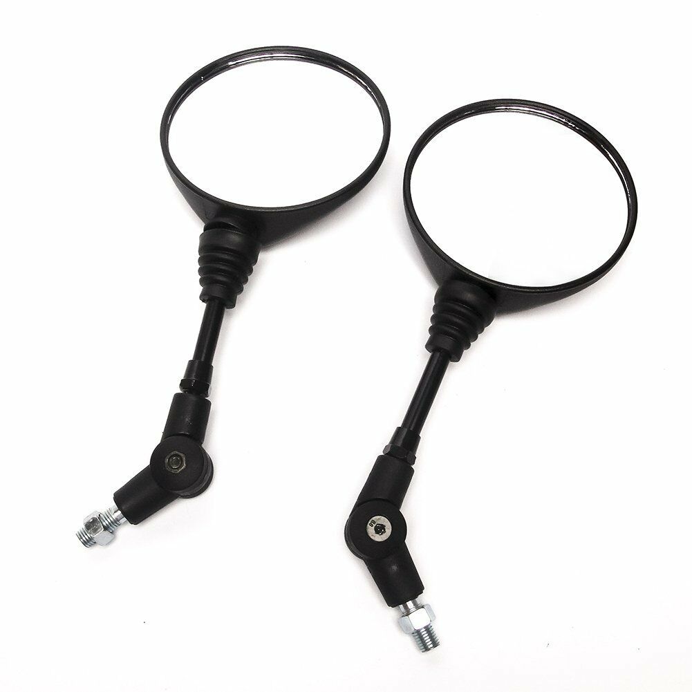 10mm Thread Mirror Folding Foldable Rear View Side Mirror Round for Motorcycle