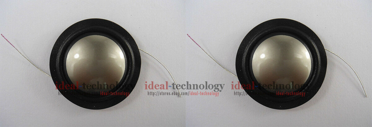 2pcs 25.4mm 25.5mm (1") Titanium Tweeter Diaphragm Voice Coil 8 ohm Repair Parts