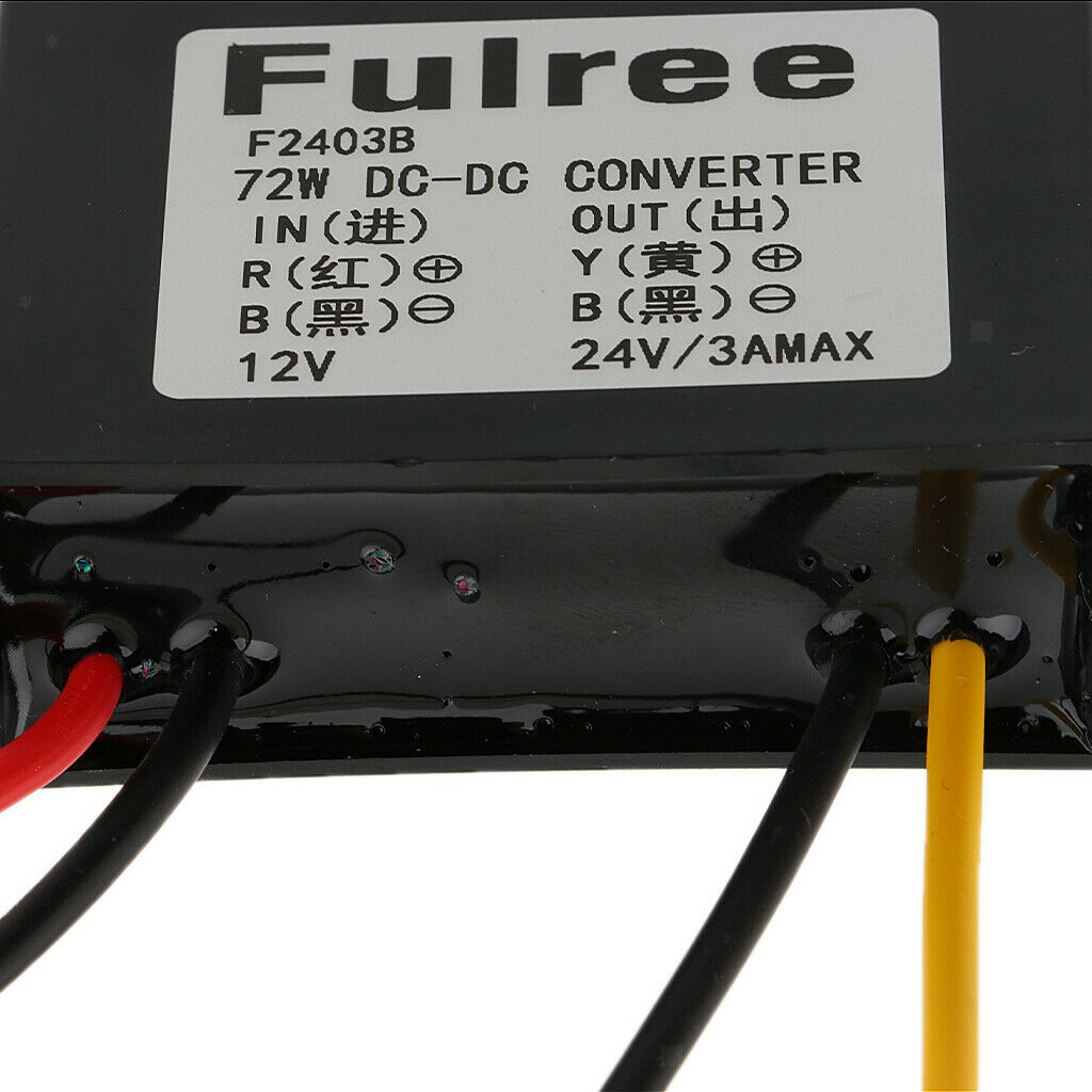 DC 12V to 24V 3A 72W step-up power supply converter regulator module
