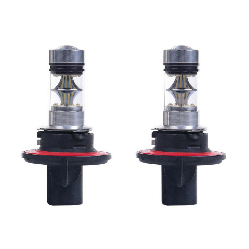 2x 100W LED Bulb Headlights For POLARIS Ranger RZR 570S 800S 900S 1000 XP Light