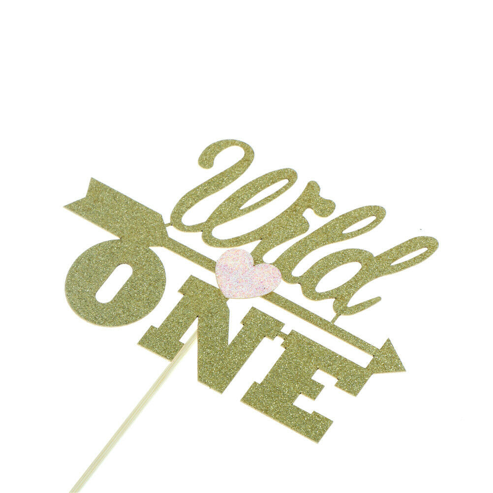 wild one birthday cake cupcake toppers kids party baby shower decor suppl.l8