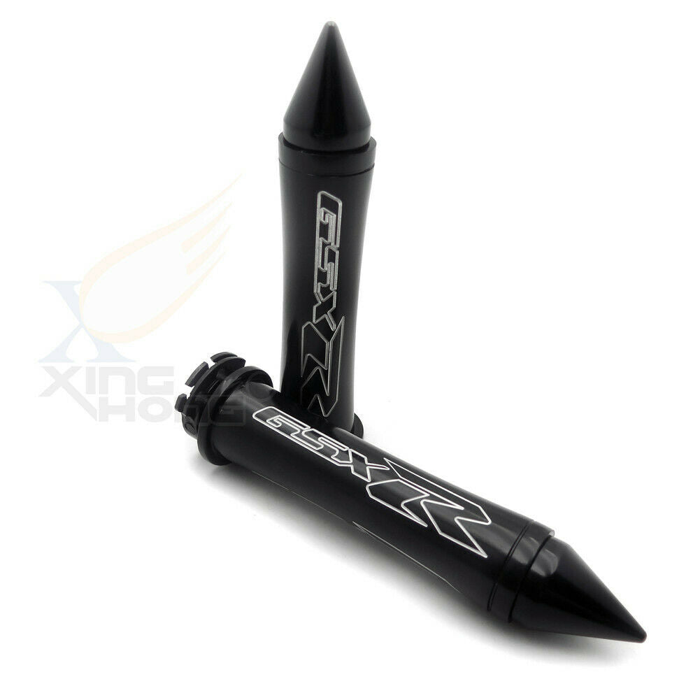 For Suzuki GSXR600 GSXR750 GSXR1000 GSXR1300 Black 7/8" Handlebar Grips