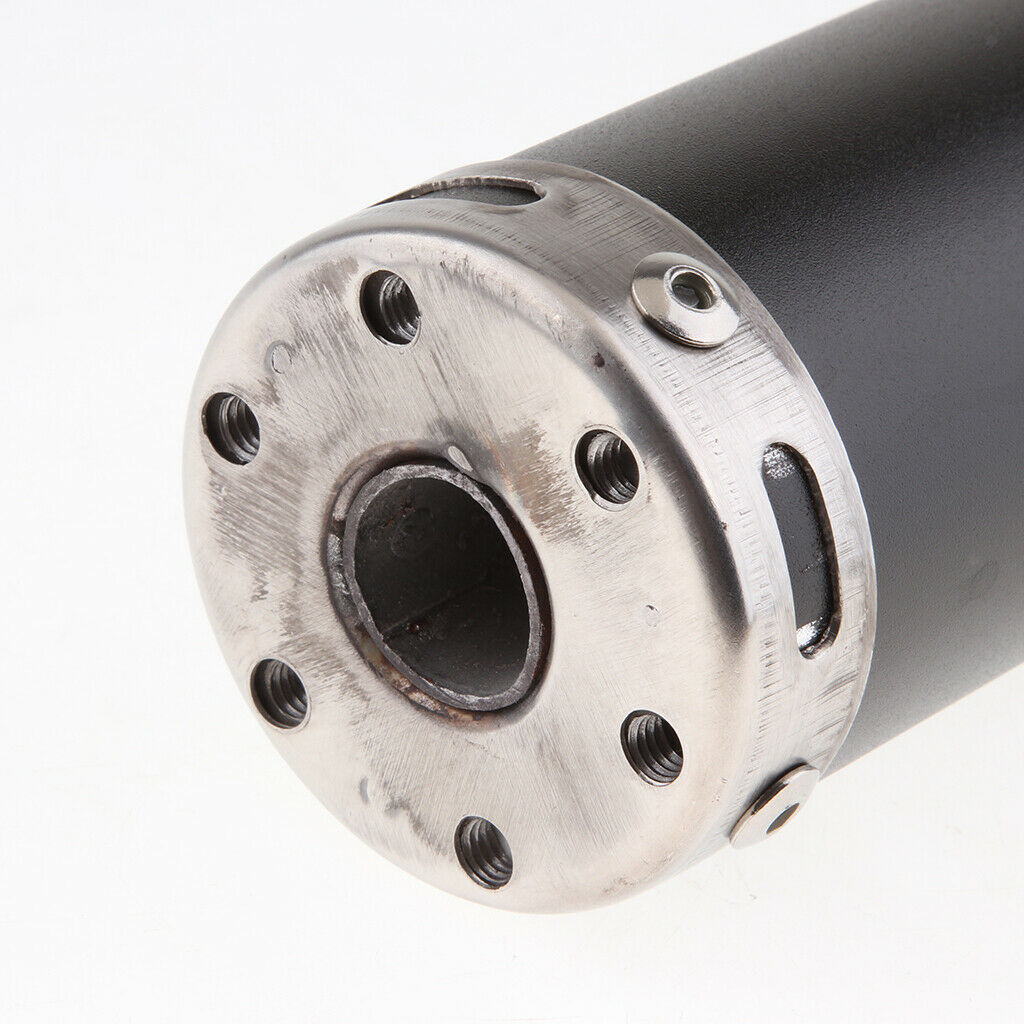 Black Motorbike Exhaust Muffler Silencer Pipe Universal for Motorcycle 20mm