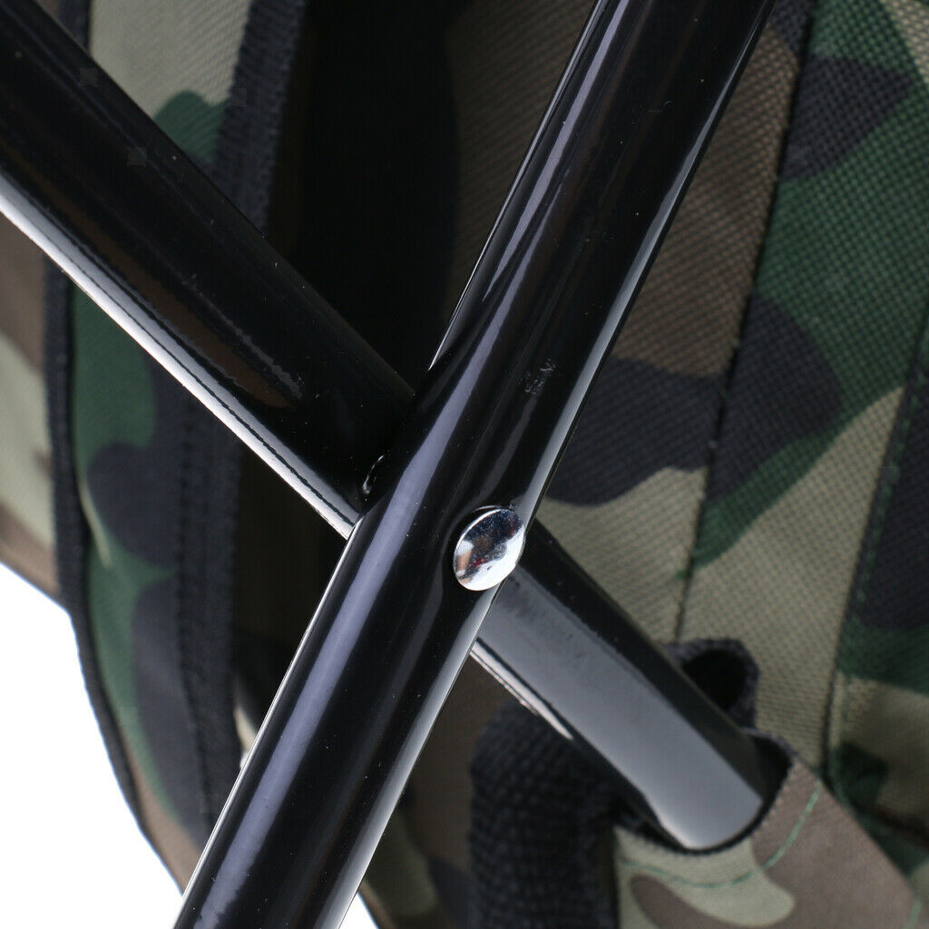 Fishing Stool with Backpack Rucksack Seat Chairs for Hunting Camping Picnic