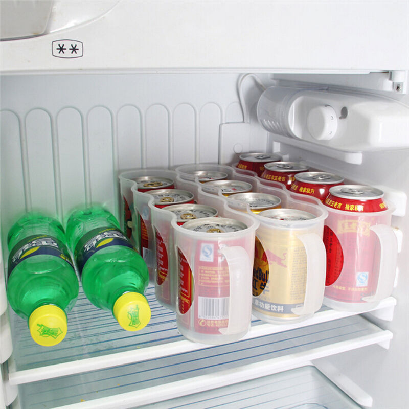 Kitchen Accessories Fridge Beverage Can Space-saving Organizer Storage Box HBDAU