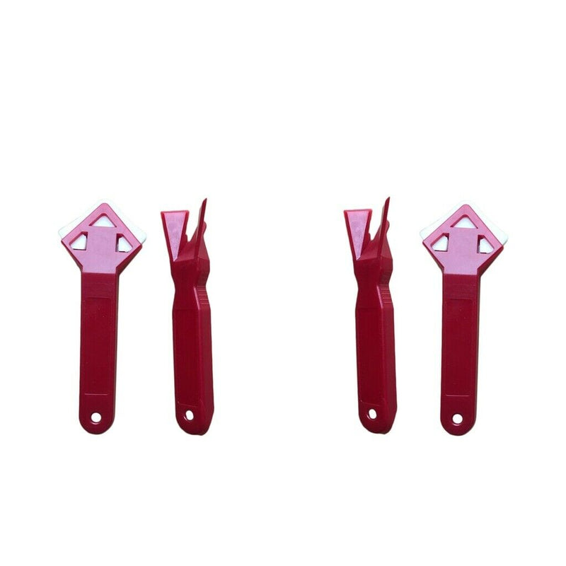 Silicone Sealant Caulking Cement Scraper Tool Removal Tile Dirt Glue 4pcs
