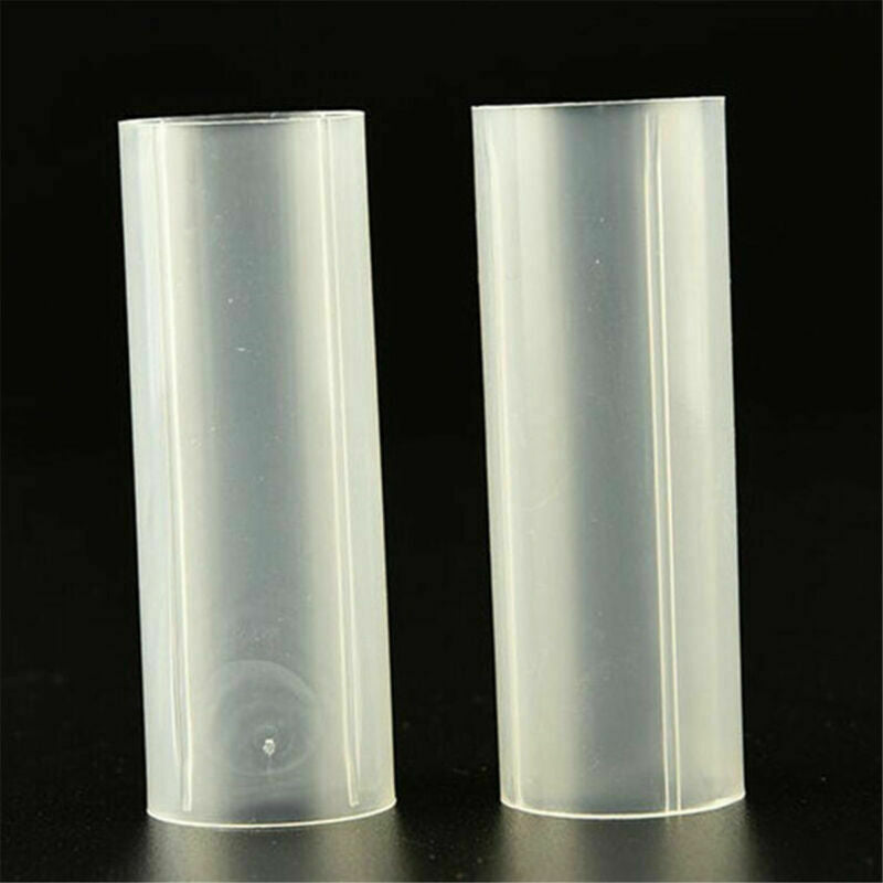 10Pcs Plastic 18650 Battery Holder Tube For Flashlight Torch Lamp Light 6.15cm