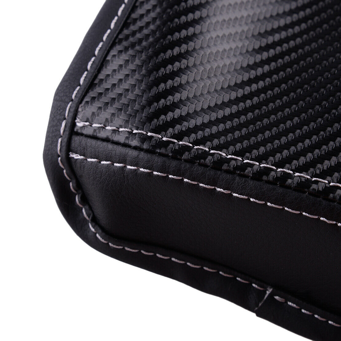 Carbon Fiber Style Center Armrest Cover Skin fit for Infiniti Q50 2014-19