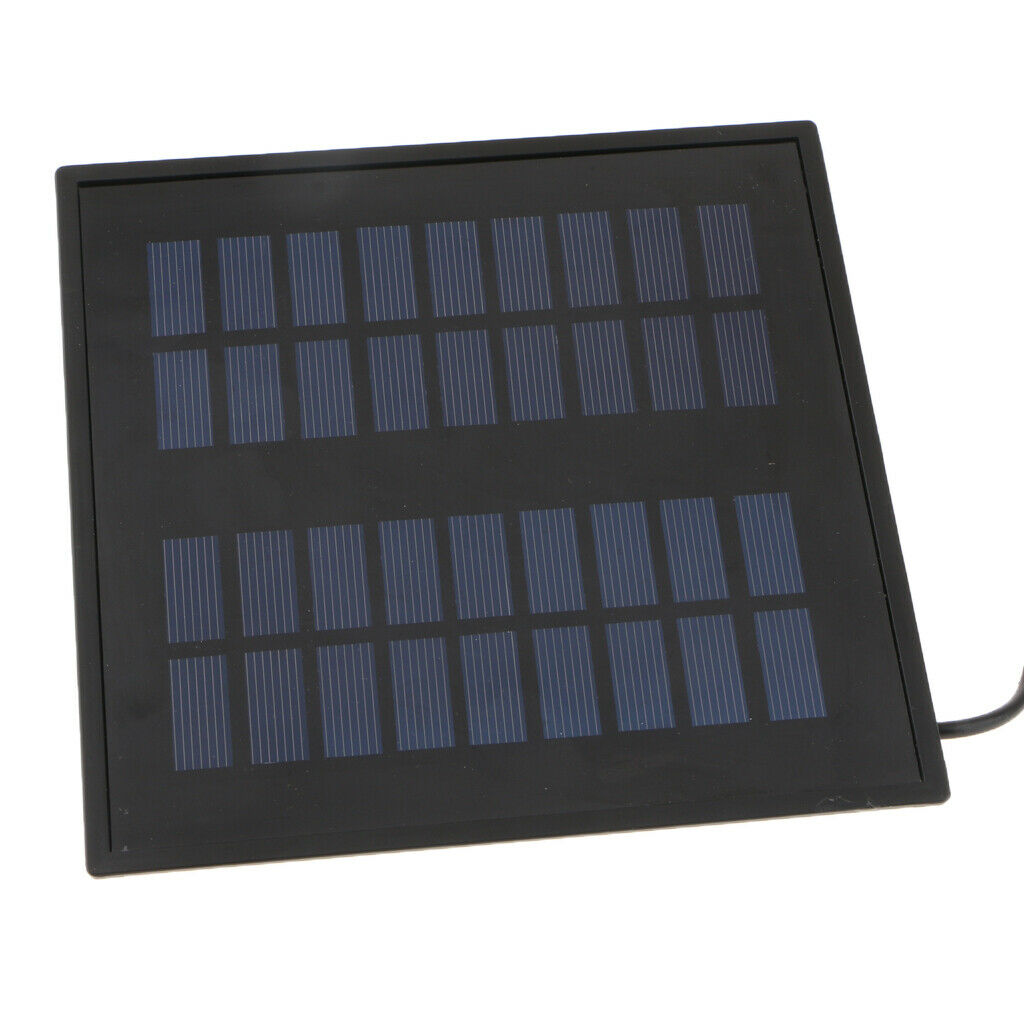 Square Solar Powered Water Pump Panel Lawn Garden Patio Garden Pond Funtain