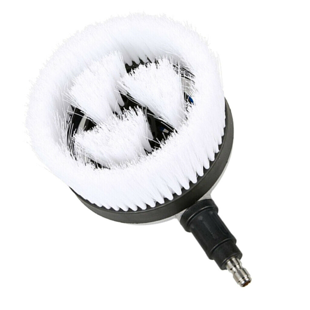 1pc Round Car Rotating Wash Brush Water Flow Body Washing Sprayer Cleaning