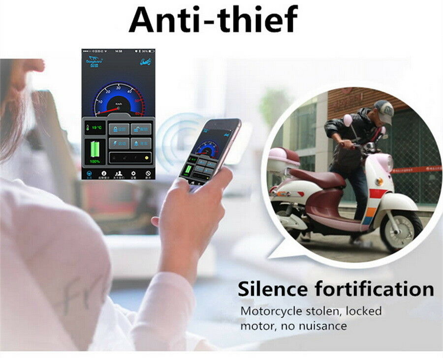 Motorcycle Anti-theft Alarm Security System Remote Control Keyless Engine Start