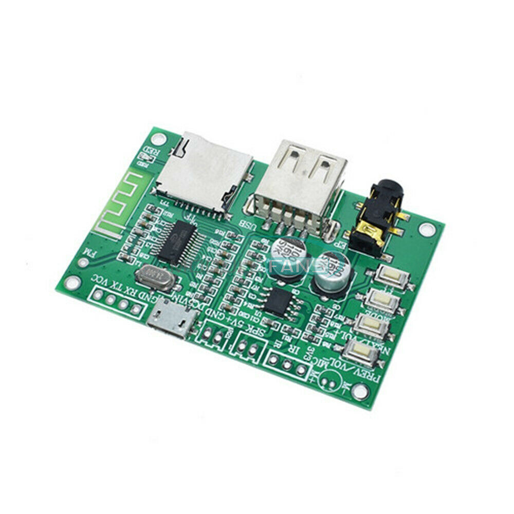 Bluetooth 5.0 Dual Lossless Audio Power Amplifier Board Module Tf Card U Disk
