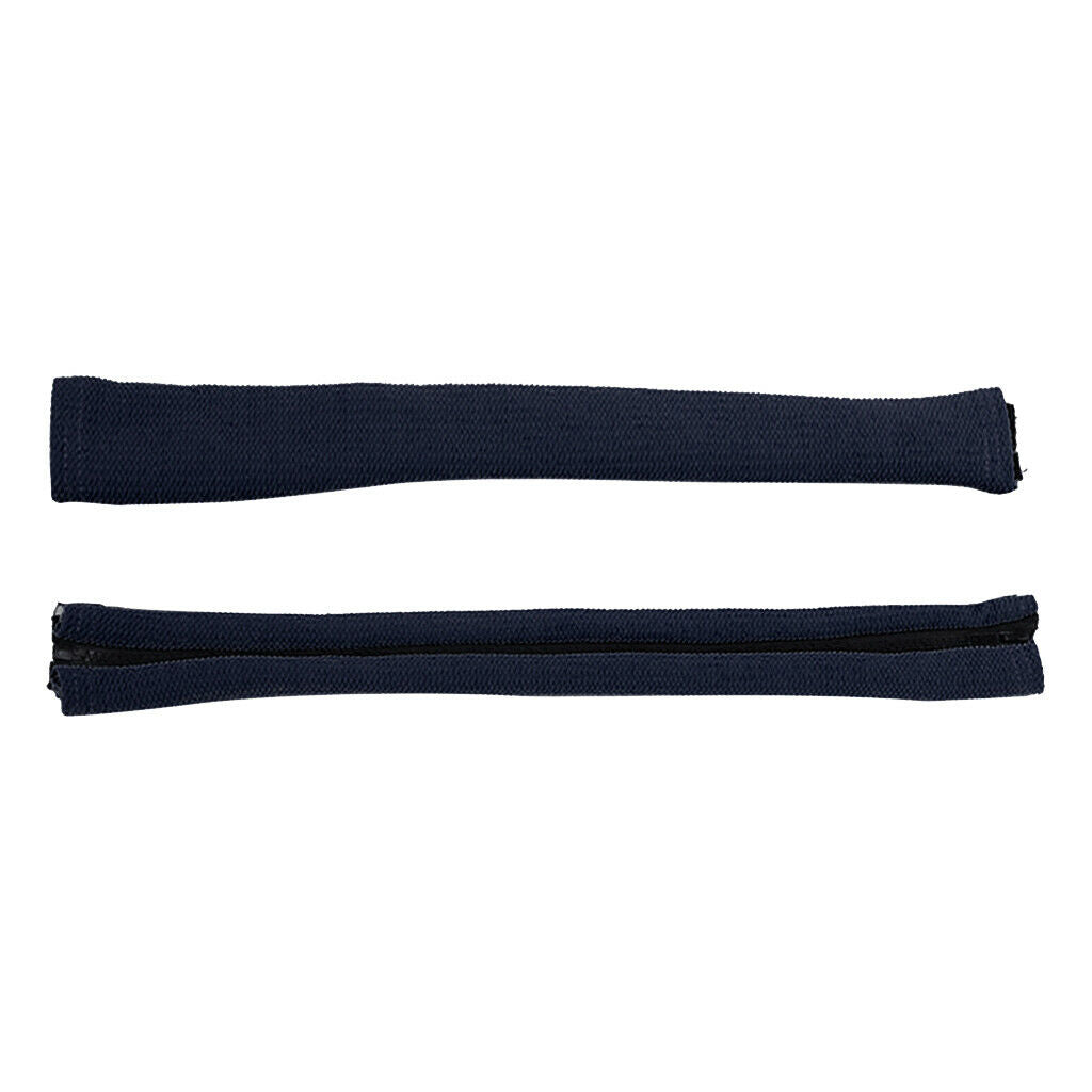 2pcs Non-slip Stretch Furniture Chair Armrest Cover Protector dark blue