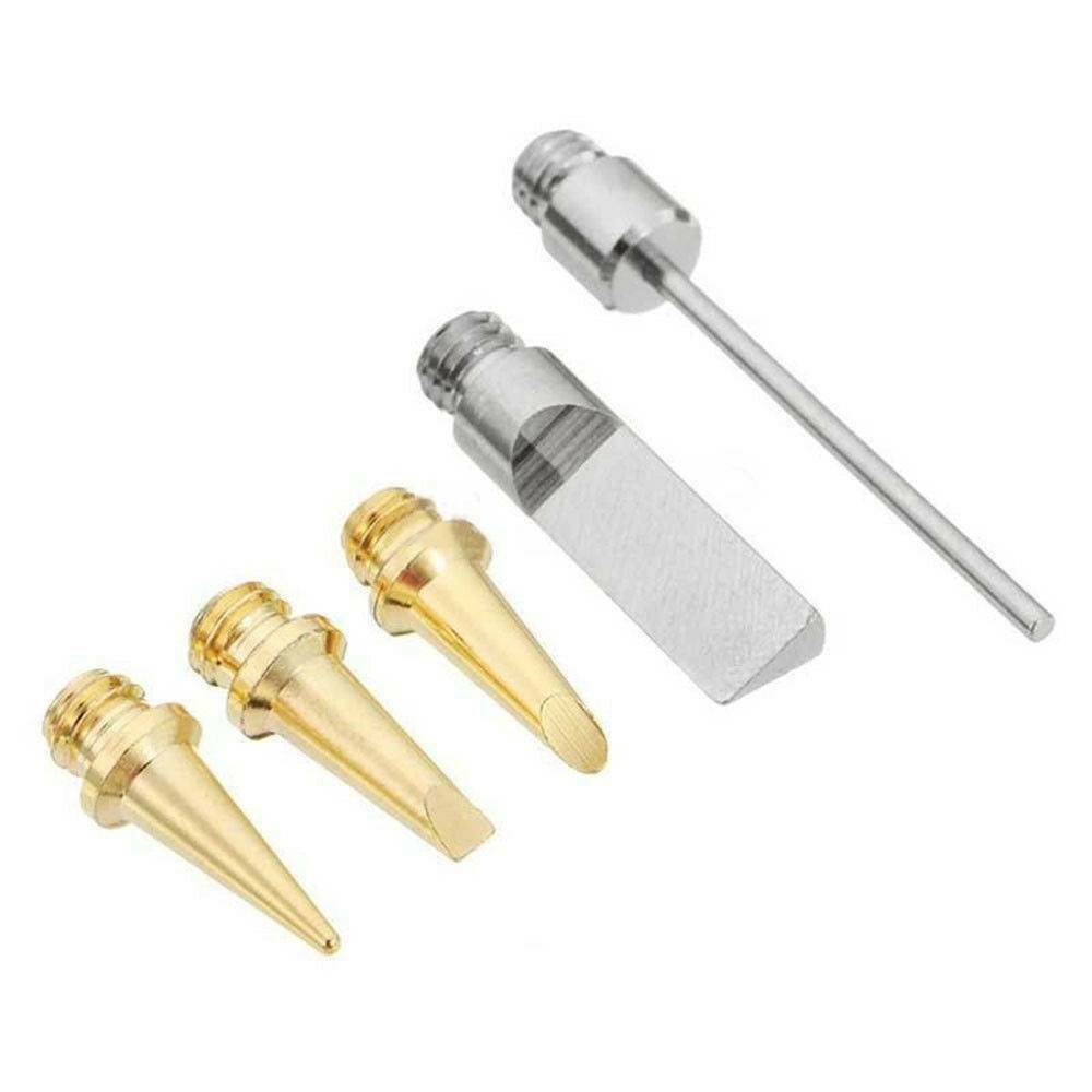 5Pcs HS-1115K 10in1 Pro Butane Gas Soldering Iron Kit Welding Torch Pen Tool Set
