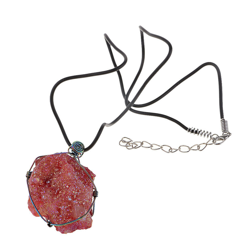 Natural Crystal Pendants Agate Charms For Bracelet