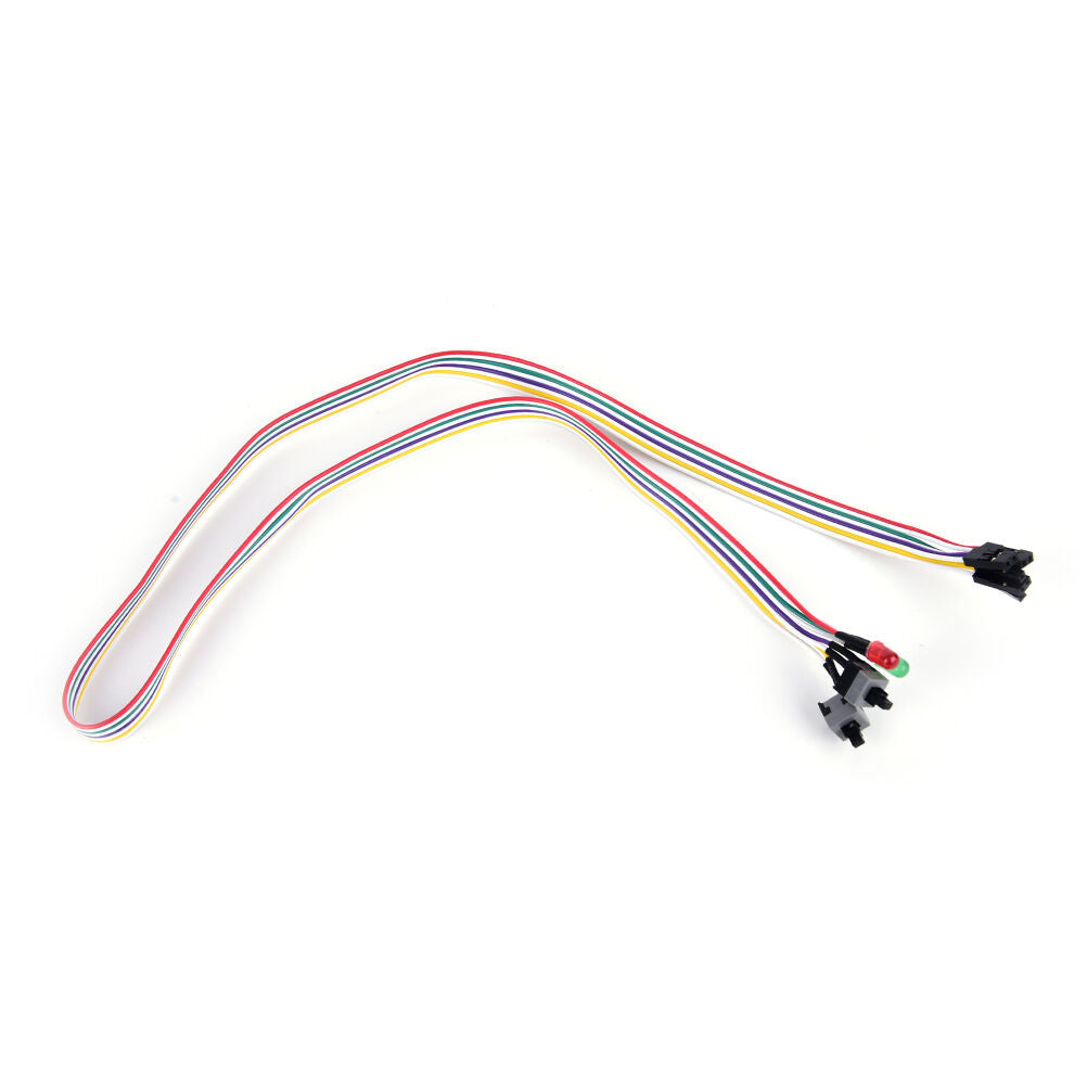 PC case red green LED lamp ATX power supply reset HDD switch lea.l8