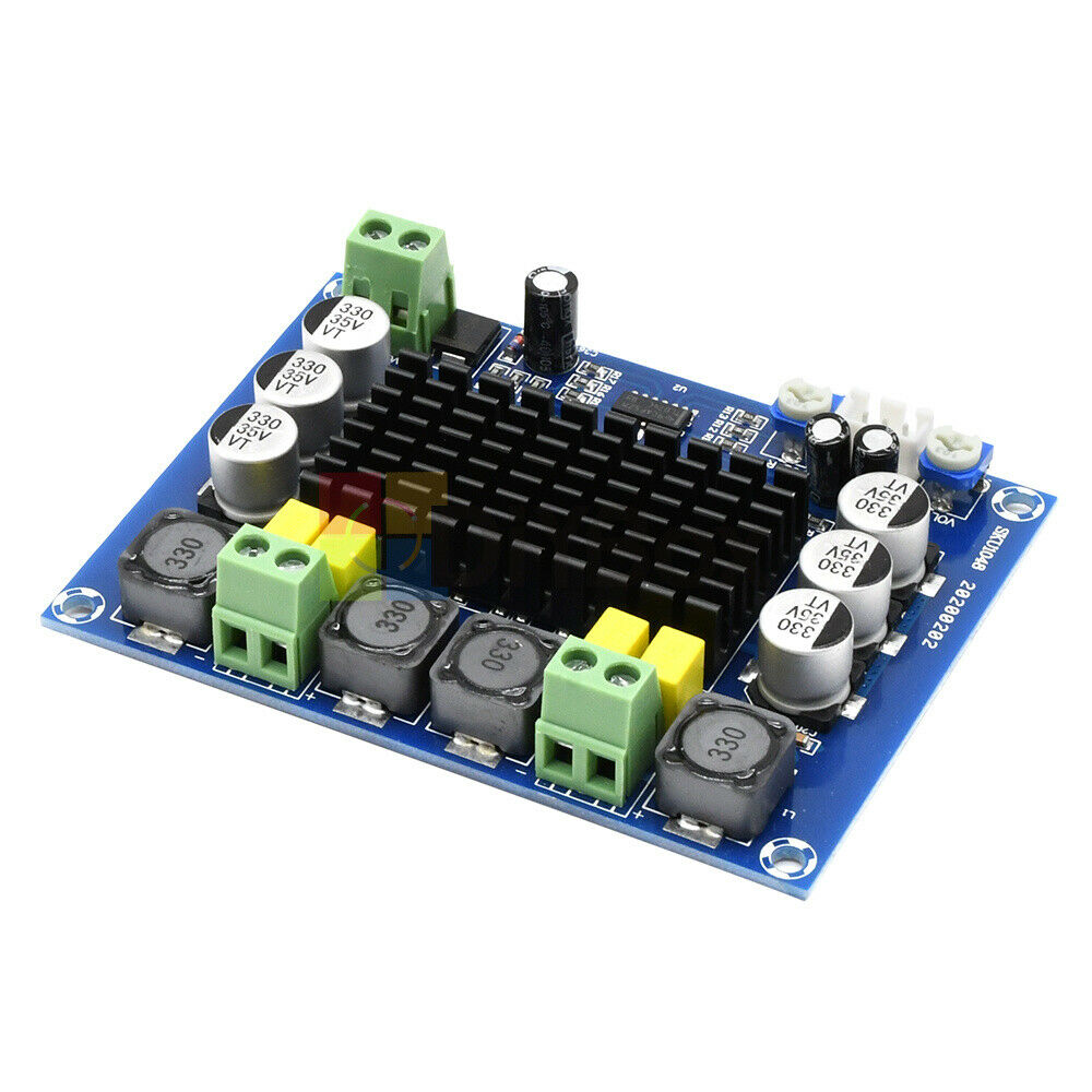 DC12V-24V TPA3116 D2 120W+120W Dual-channel Stereo Digital Audio Power Amplifier