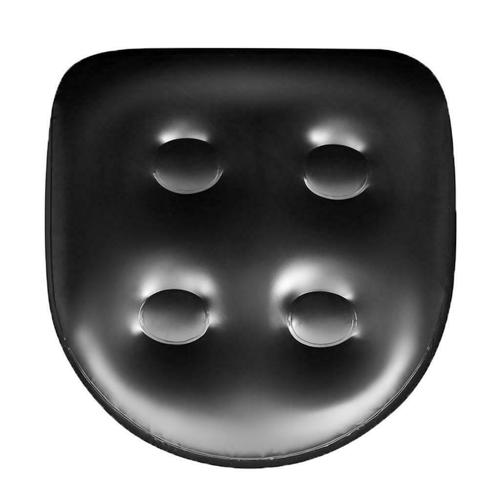 3x Jacuzzi Spa Booster Seat Cushion Inflatable for Bathtub Waterproof Black