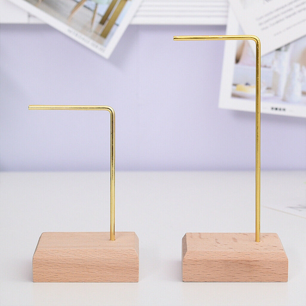 2X Jewelry Display Stand Metal Rack Holder Earrings Female Small Decor Shelf L