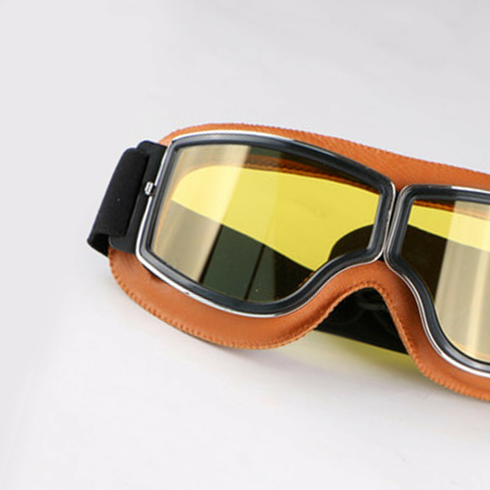 Snow Goggles Ski Snowboarding Wind Proof UV Protective Glasses Brown Frame