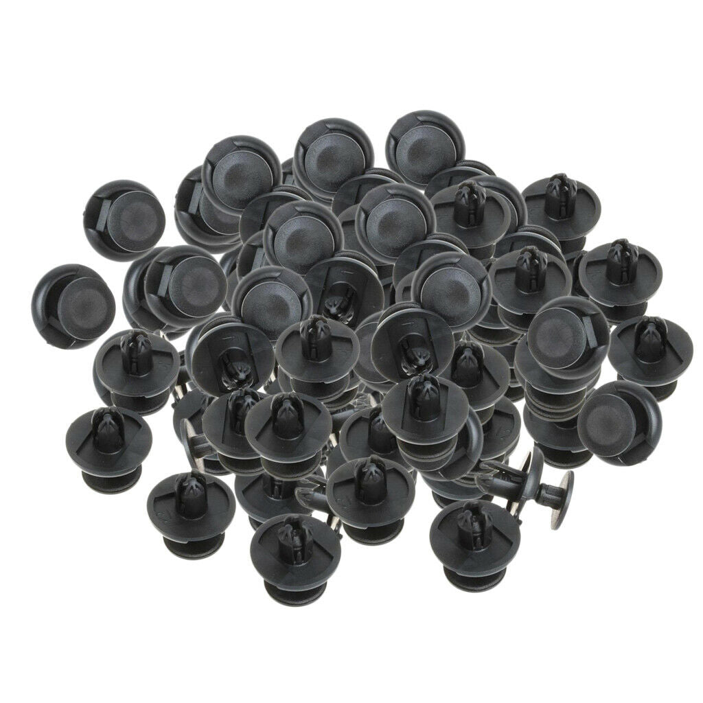 100 Pieces Universal Automotive Nylon Push Pin Rivet Trim Clip Fastener Kit