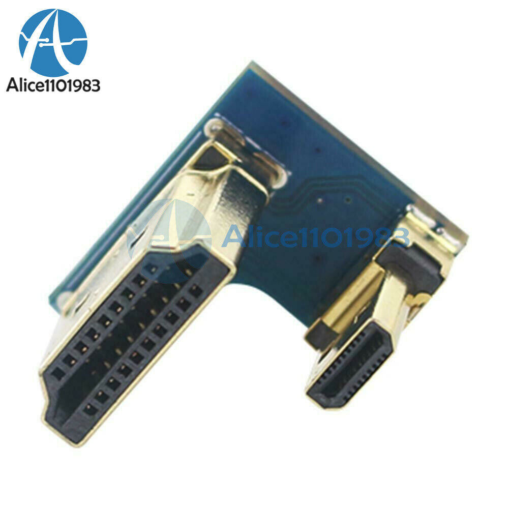 Mini Micro HDMI to HDMI Converter HDMI Screen Adapter for Raspberry Pi 4B N#S7